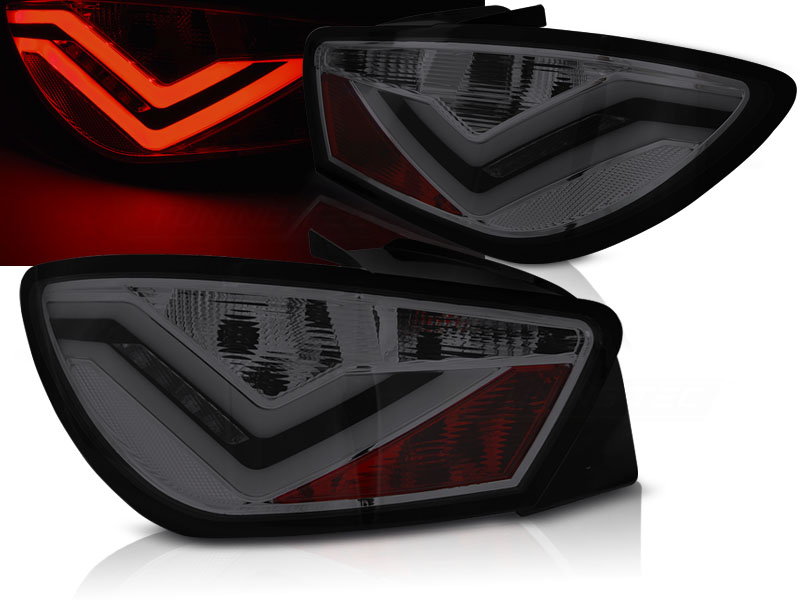 Zadné svetlá Seat Ibiza 6J 08-12 LED BAR 3D Smoke