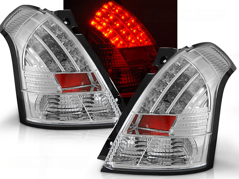 Zadné svetlá Suzuki Swift ZC11S 05-10 LED Chrome