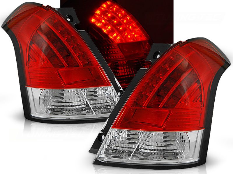 Zadné svetlá Suzuki Swift ZC11S 05-10 Red LED