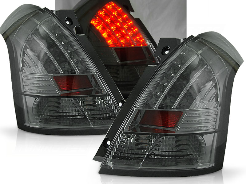 Zadné svetlá Suzuki Swift 05-10 LED Smoke