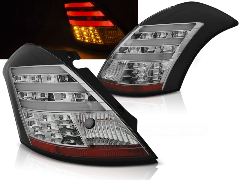Zadné svetlá Suzuki Swift 5 10- LED BAR Black