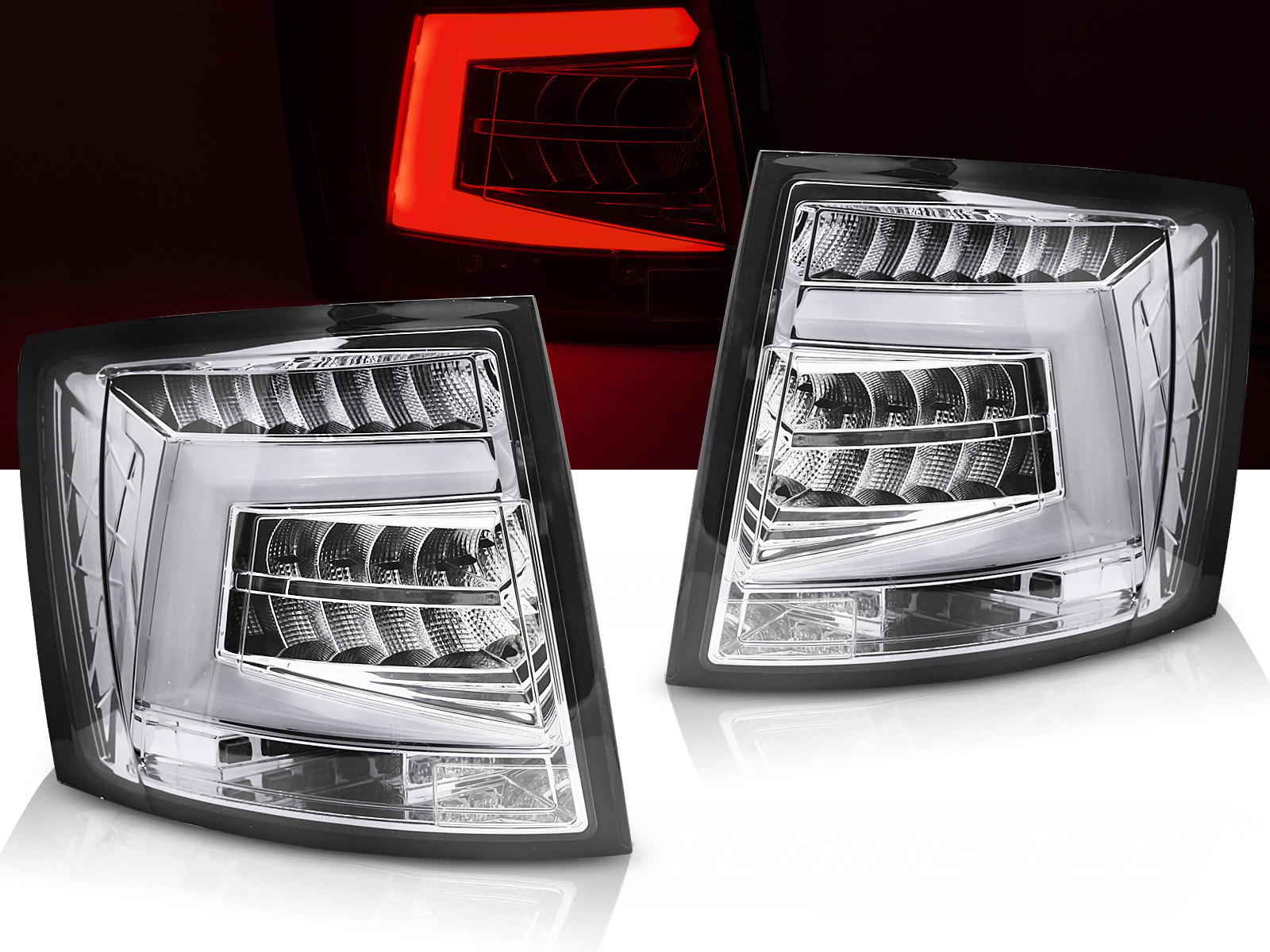 Zadné svetlá Škoda Octavia 3 Kombi 16-20 OEM LED Chrome
