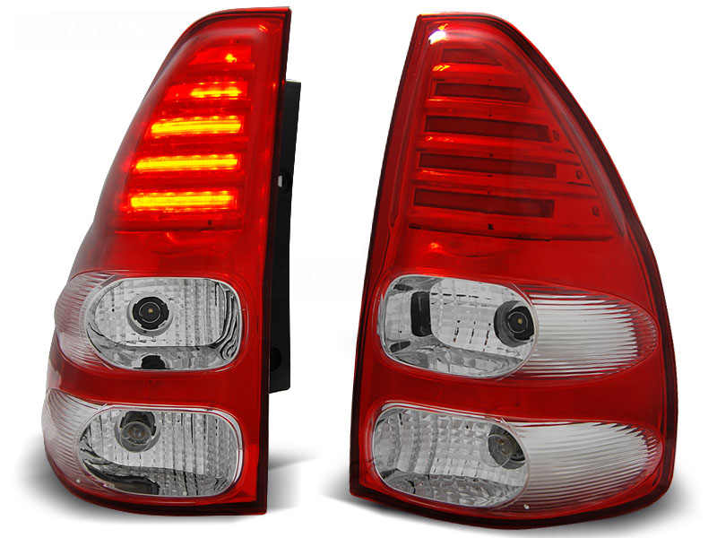 Zadné svetlá Toyota Land Cruiser 120 LED Red White