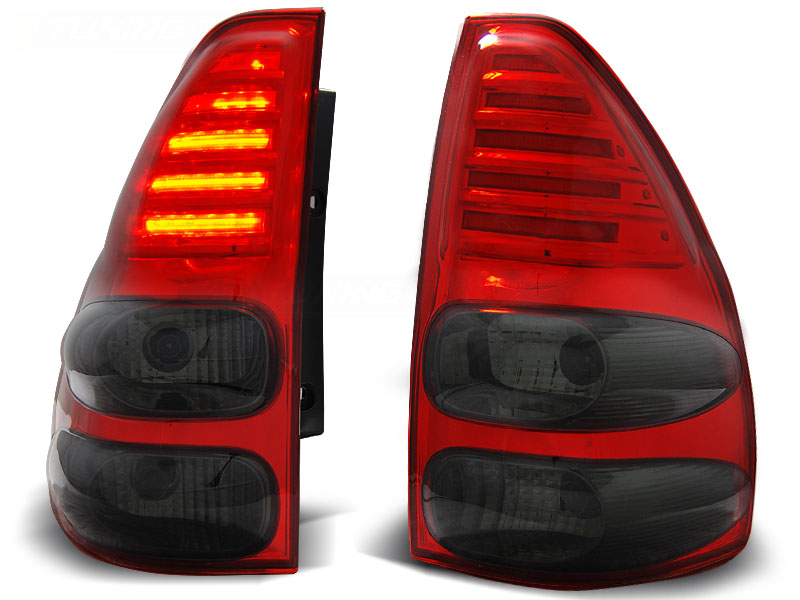 Zadné svetlá Toyota Land Cruiser 120 LED Red Smoke