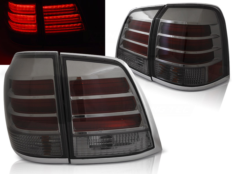 Zadné svetlá Toyota Land Cruiser FJ 200 07-15 LED Smoke