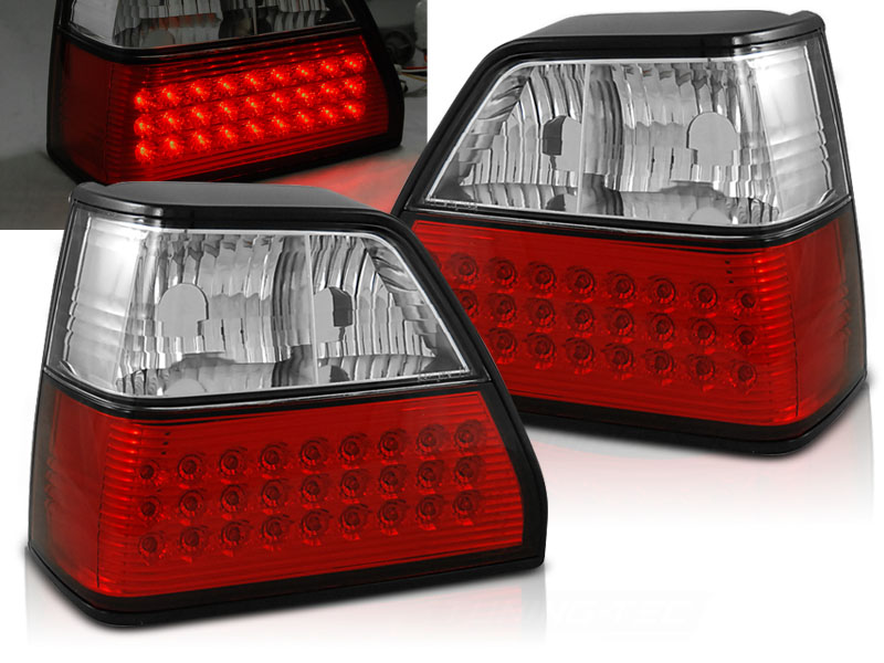 Zadné svetlá VW Golf 2 83-91 LED Red White
