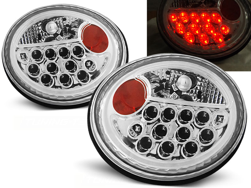 Zadné svetlá VW New Beetle 98-05 LED Chrome