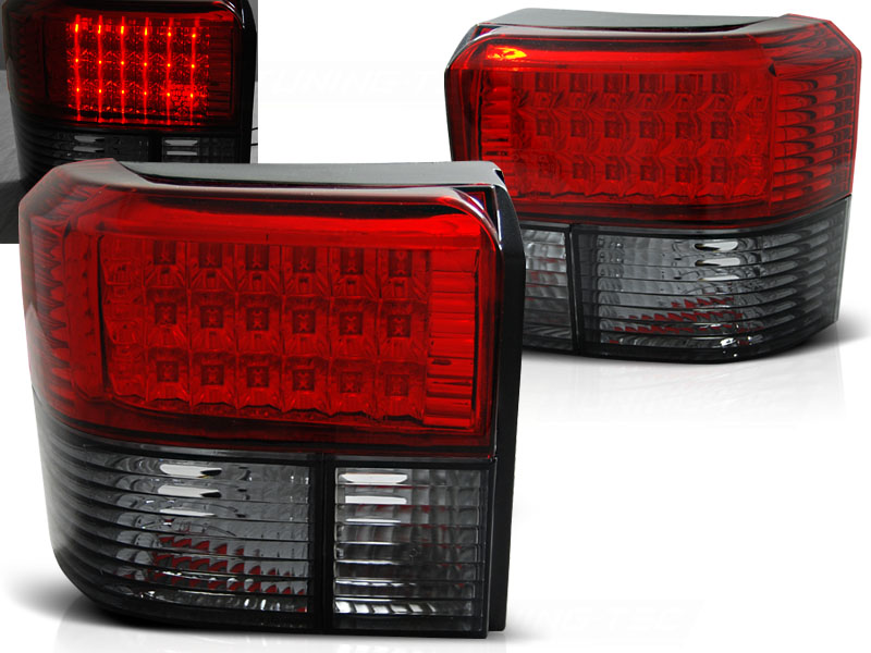 Zadné svetlá VW T4 90-03 LED Red Smoke