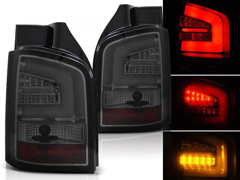 Zadné svetlá VW T5 03-09 LED BAR LED Smoke