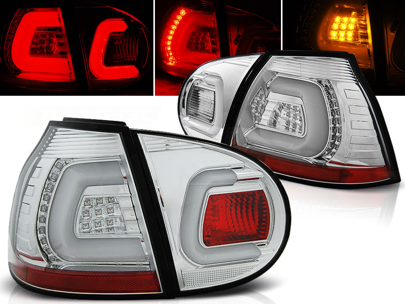 Zadné svetlá VW Golf 5 Hatchback LED BAR Chrome