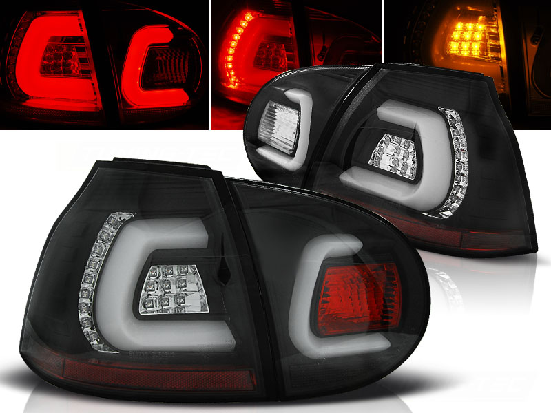 Zadné svetlá VW Golf 5 Hatchback LED BAR Black