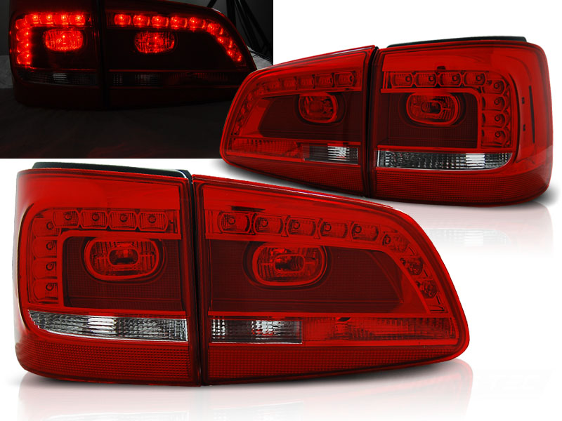 Zadné svetlá na VW Touran 2 2010+ LED Red White