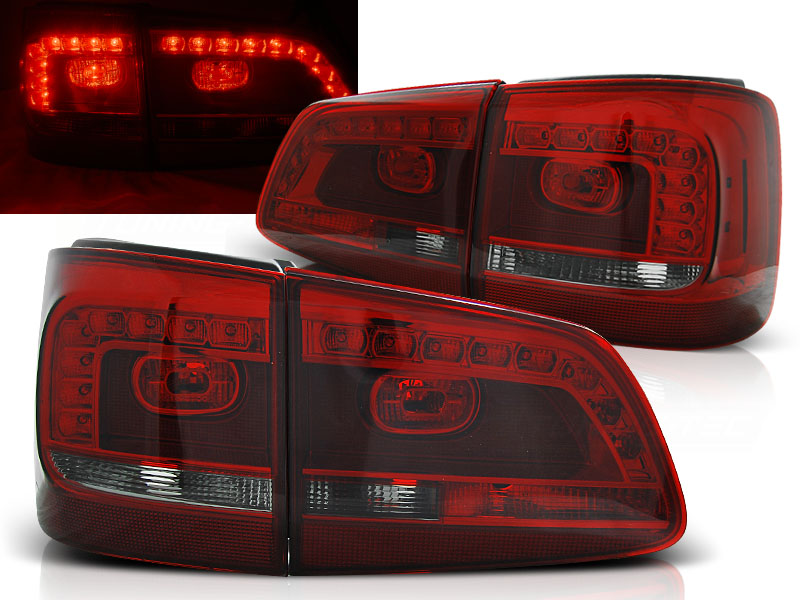 Zadné svetlá na VW Touran 2 2010+ LED Red Smoke