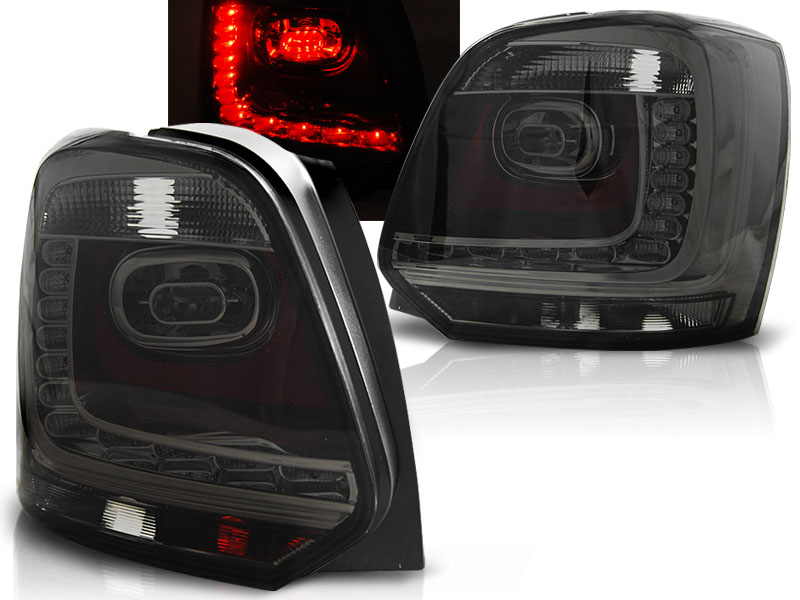 Zadné svetlá VW Polo 09-13 LED Smoke