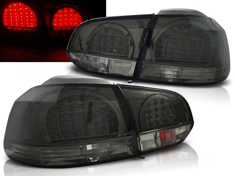 Zadné svetlá VW Golf 6 LED Smoke - B7