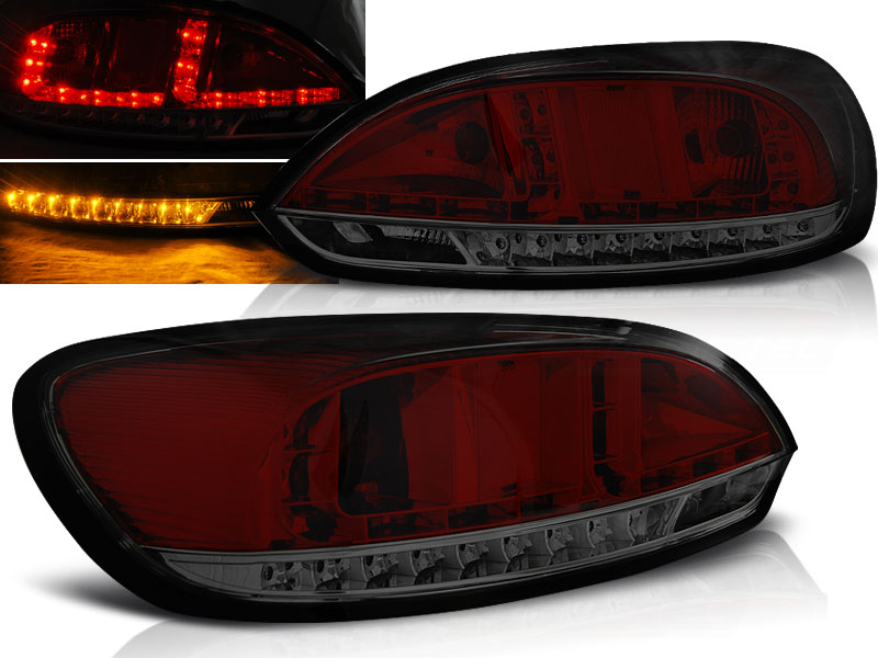 Zadné svetlá VW Scirocco 3 LED Red Smoke - C4