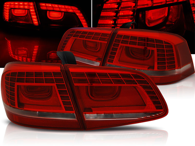 Zadné svetlá VW Passat B7 10-14 Sedan LED Red White