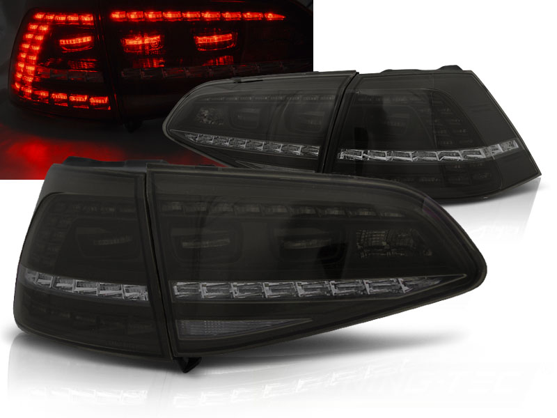 Zadné svetlá VW Golf 7 LED Dynamic Smoke