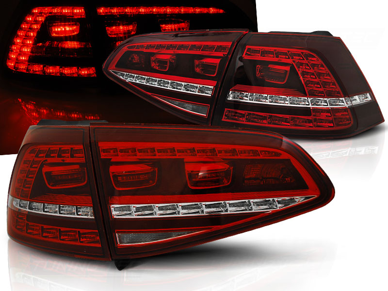 Zadné svetlá VW Golf 7 GTI Look LED Red White