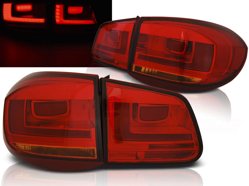 Zadné svetlá VW Tiguan 07-11 Red LED BAR