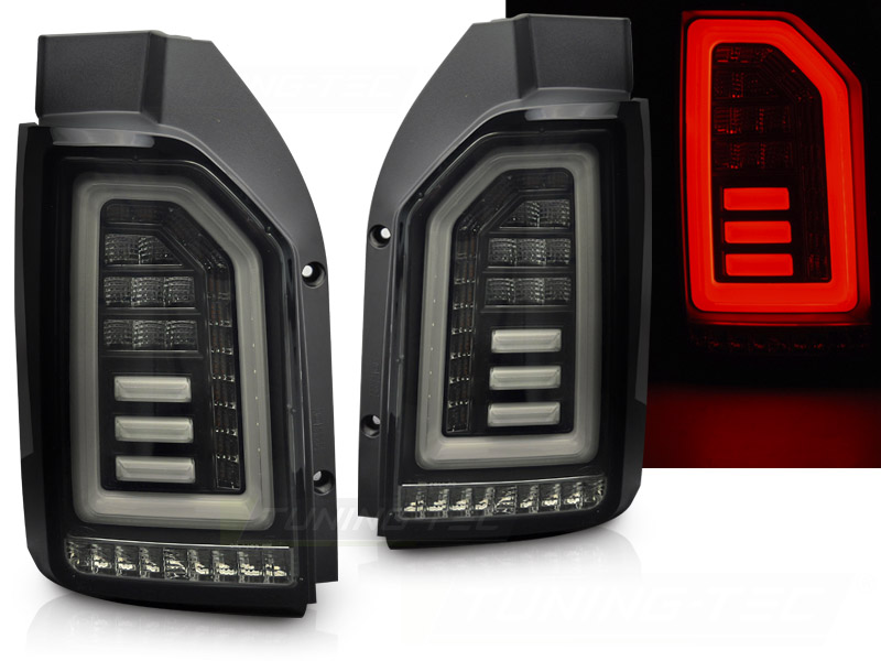 Zadné svetlá VW T6 15-19 LED Black Smoke White
