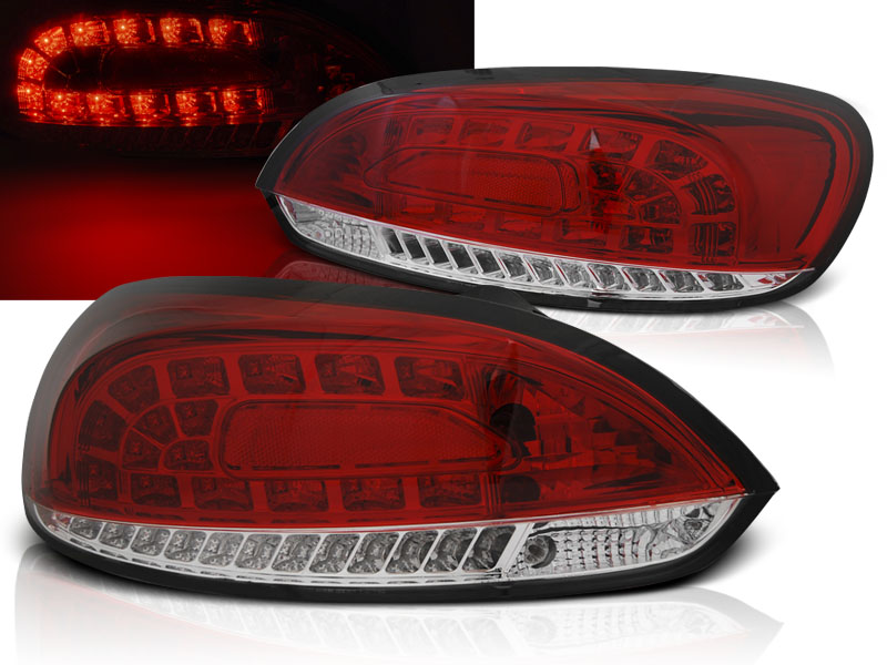 Zadné svetlá VW Scirocco 3 LED Red White - I1