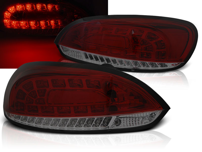 Zadné svetlá VW Scirocco 3 LED Red Smoke - I2