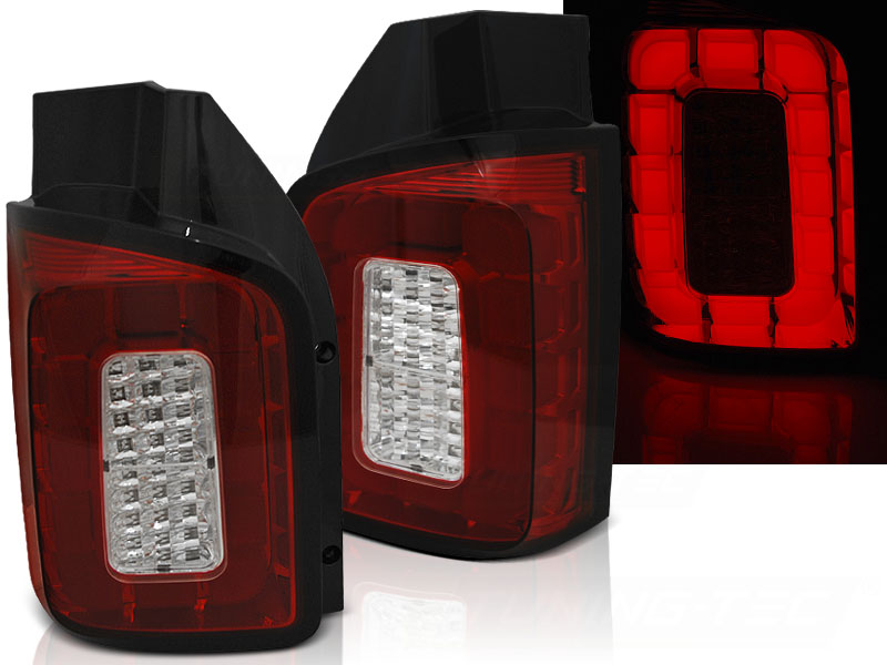 Zadné svetlá VW T6 Twin Door LED Red White