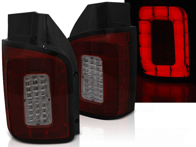 Zadné svetlá VW T6 Twin Door LED Red Smoke