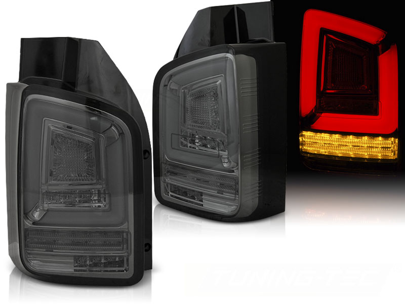 Zadné svetlá VW T6 Twin Door LED BAR Dynamic Smoke