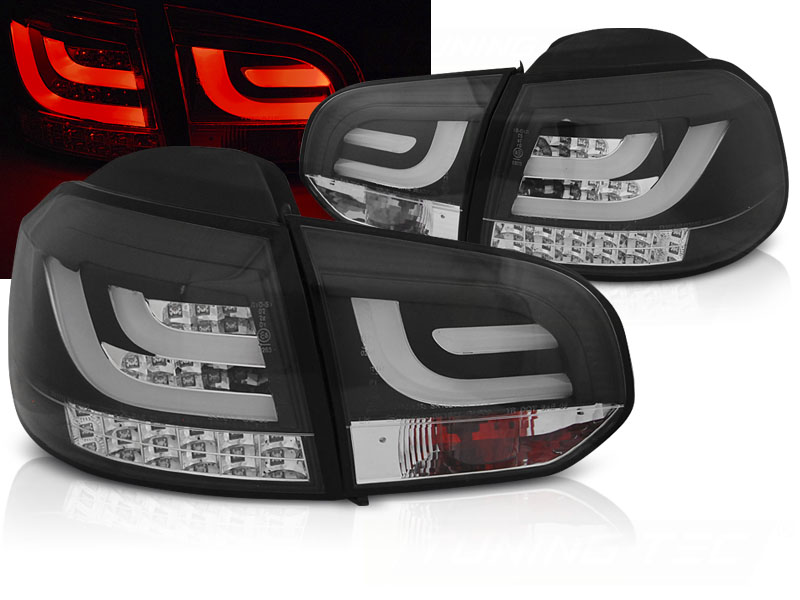 Zadné svetlá VW Golf 6 LED BAR Black
