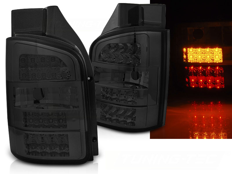 Zadné svetlá VW T5 10-15 Twin Door LED Smoke