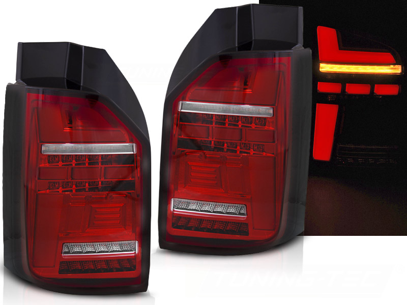 Zadné svetlá VW T6 Bulb Dynamic Red White