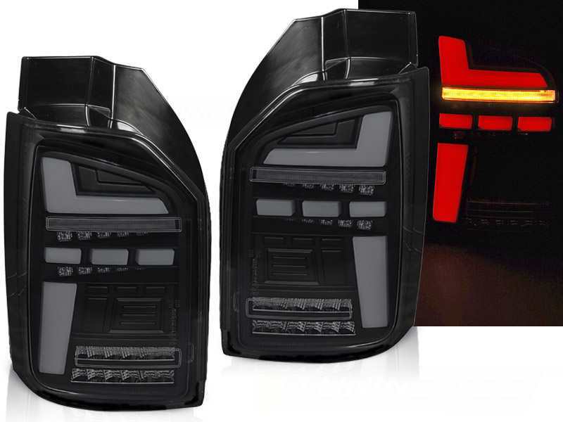 Zadné svetlá VW T6.1 Bulb Tailgate Black Smoke