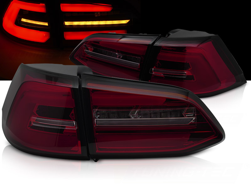 Zadné svetlá VW Golf 7 Variant 17-19 LED Dynamic Red Smoke