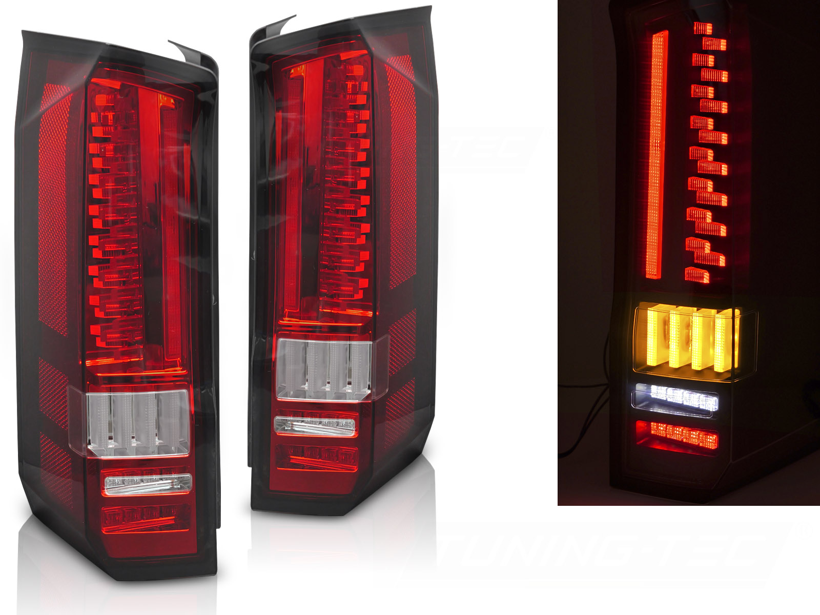 Zadné svetlá VW Crafter 2 LED Dynamic Red White