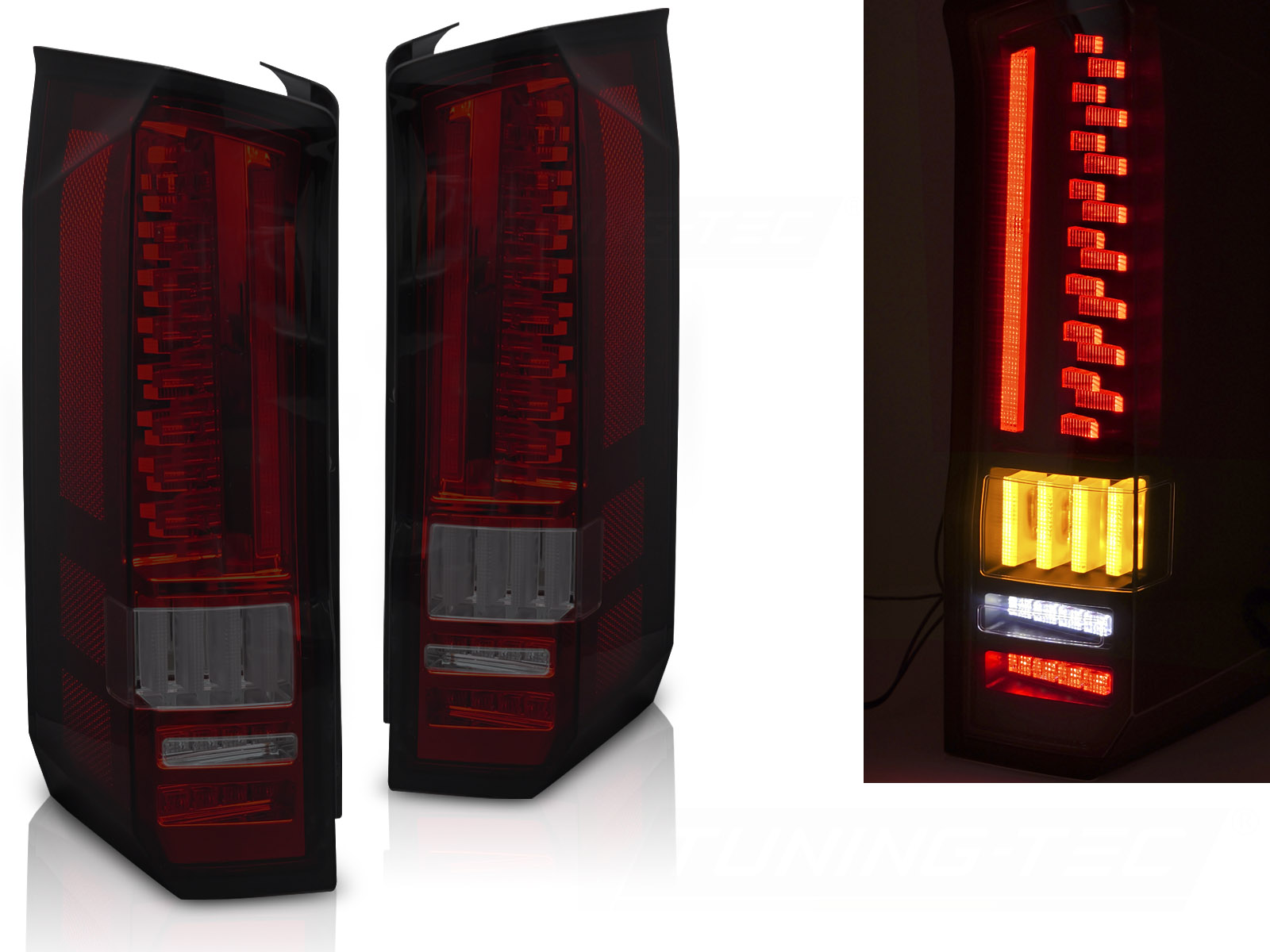 Zadné svetlá VW Crafter 2 LED Dynamic Red Smoke