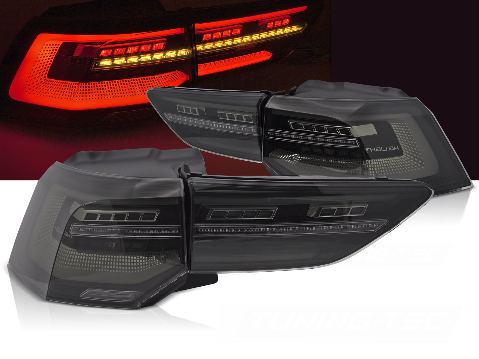Zadné svetlá VW Golf 8 Hatchback LED Dynamic Smoke
