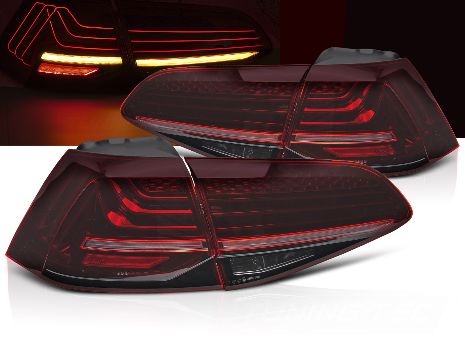 Zadné svetlá VW Golf 7 Laser Red LED