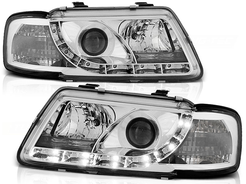 Predné svetlá Audi A3 96-00 Devil Eyes Chrome