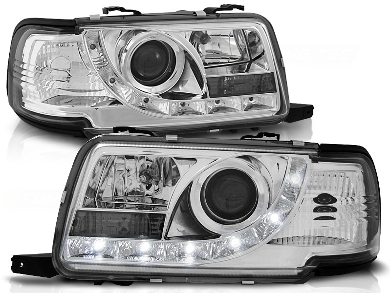 Predné svetlá Audi 80 B4 91-96 Devil Eyes Chrome