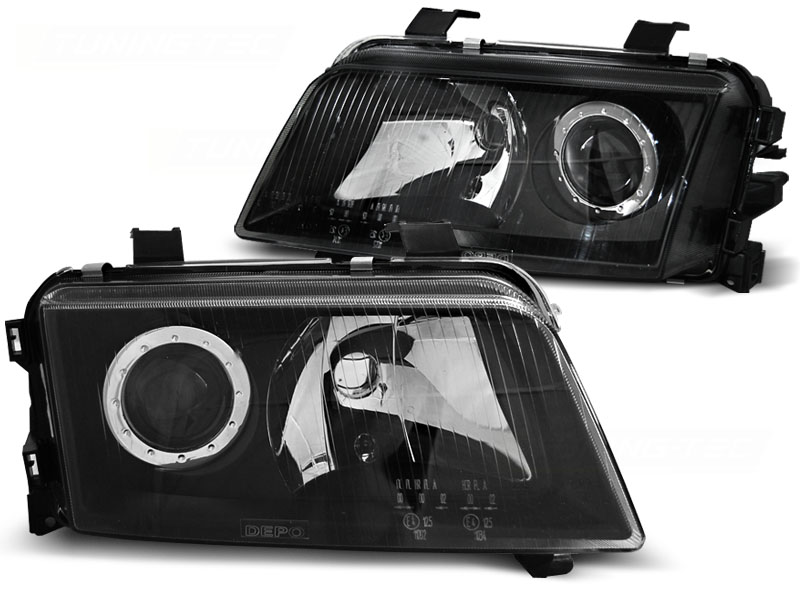 Predné svetlá Audi A4 94-98 Black