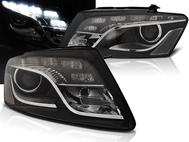 Predné svetlá Audi Q5 08-12 Black