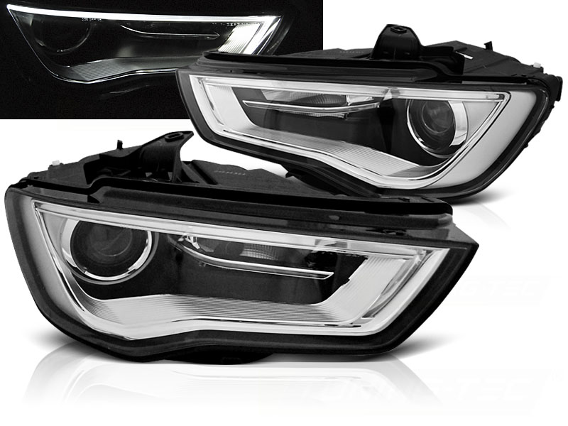 Predné svetlá Audi A3 8V 12-16 DRL Black