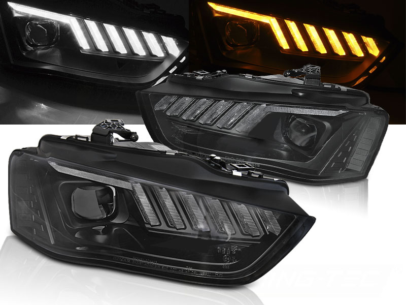 Predné svetlá Audi A4 B8 12-15 Dynamic Black