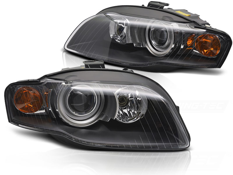 Predné svetlá Audi A4 B7 Xenón Black