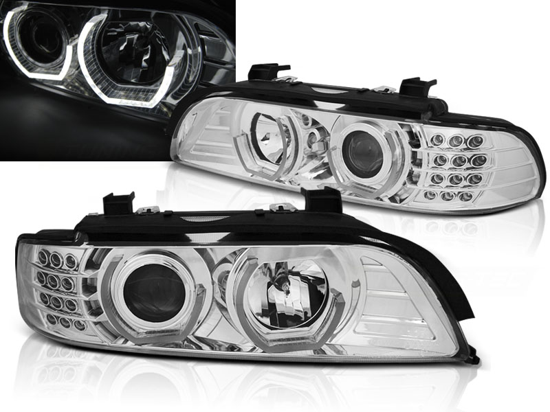 Predné svetlá BMW E39 3D LED Chrome