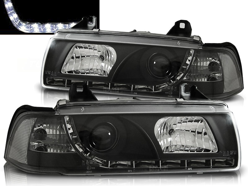 Predné svetlá BMW E36 DE Black