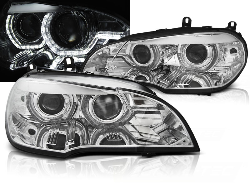 Predné svetlá BMW E70 X5 Xenón Chrome