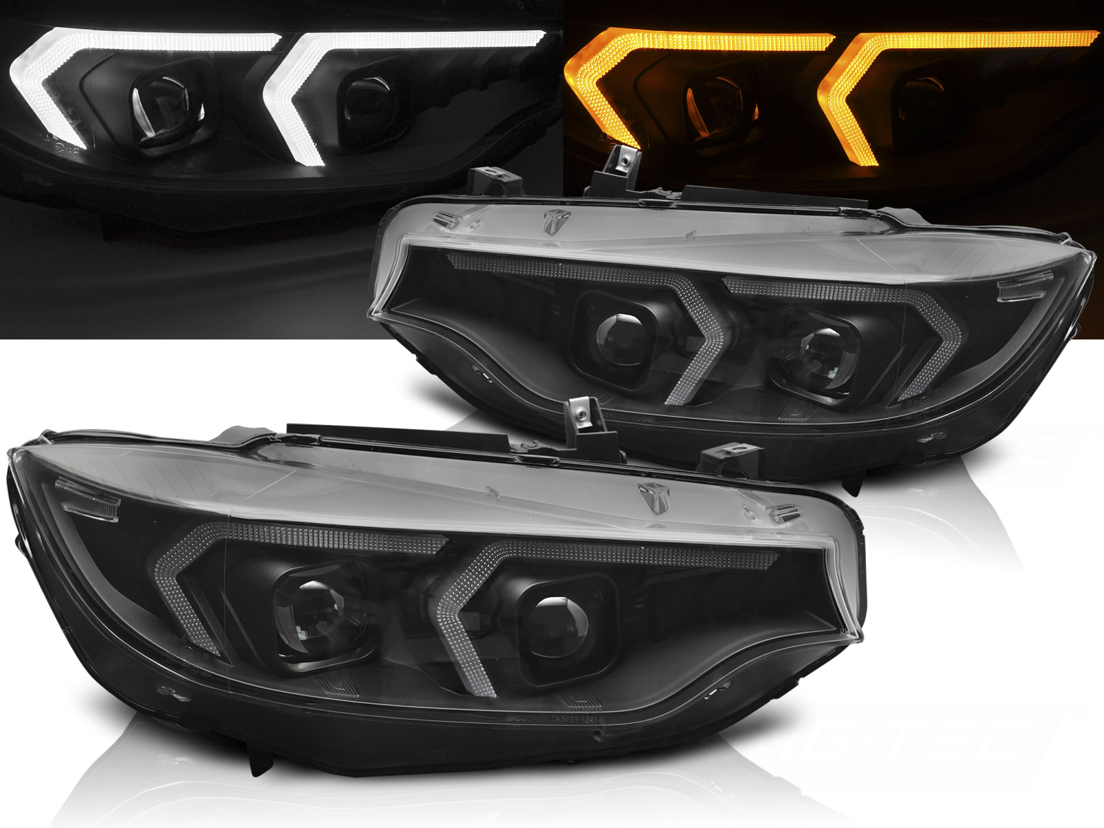 Predné svetlá BMW 4 F32/F33 Xenón Black